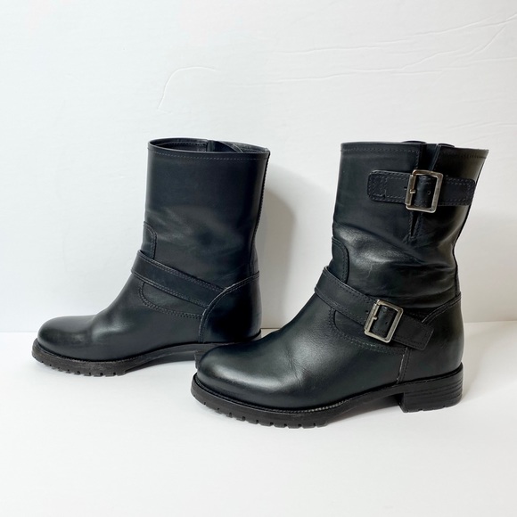 Authentic Prada Calf Leather Moto Boots - Picture 7 of 16
